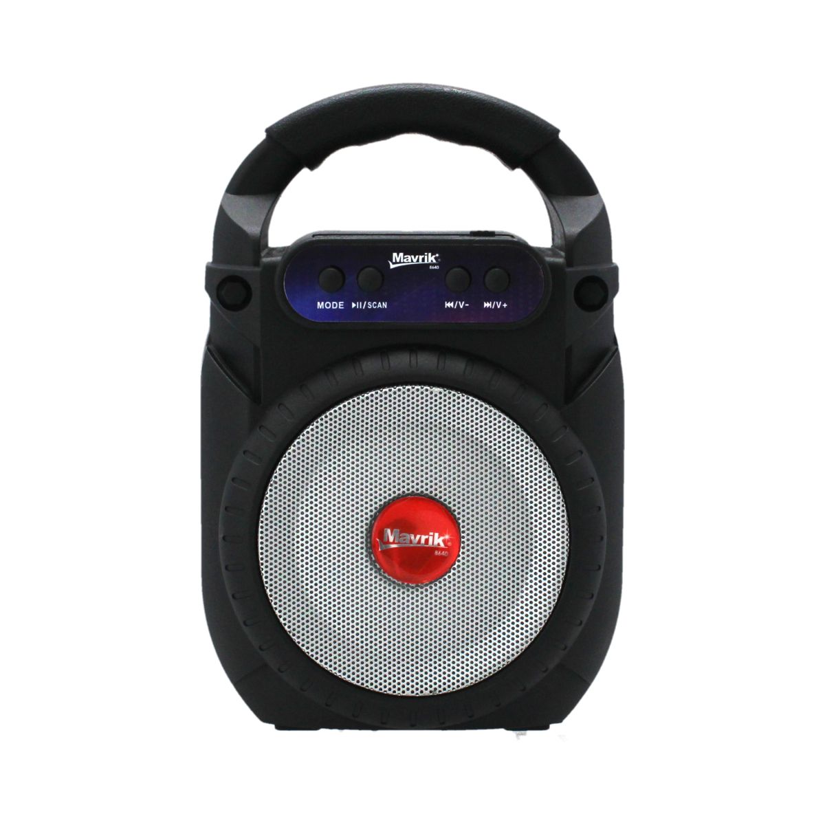 Bocina Portátil 3" Bluetooth 8640 Mavrik – Potencia, Estilo y Conexión Inalámbrica
