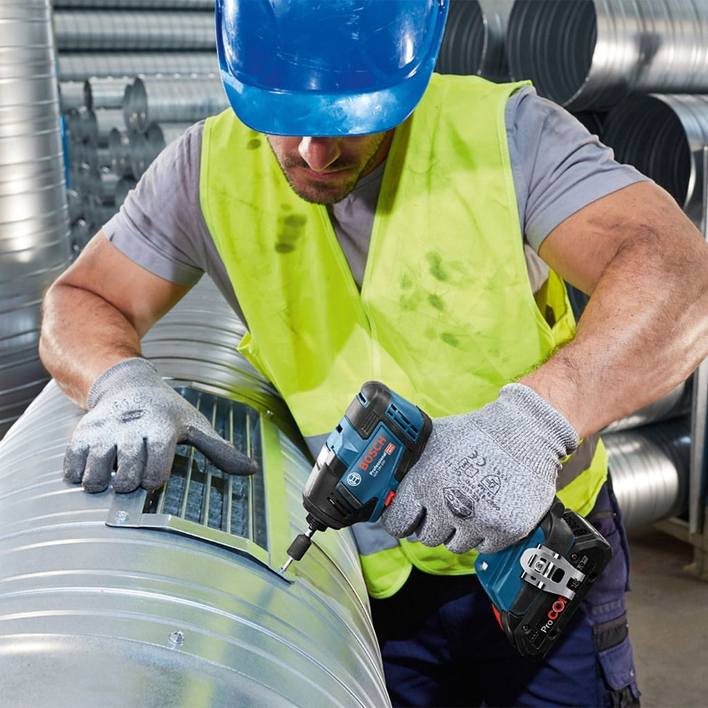 Combo Bosch 19J21G con Rotomartillo Percutor y Llave de Impacto Inalámbricos 18V con 2 Baterías, Cargador y Maletín Profesional