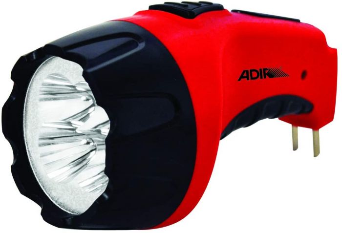 Lámpara Portátil Recargable Adir AD-1019 – 4 LEDs de Alta Potencia con Mango Ergonómico y Batería de Larga Duración