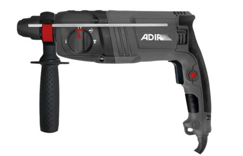 Rotomartillo Electroneumático Adir 11585 SDS Plus 1500W Industrial con Cincelado, Velocidad Variable y Maletín Profesional