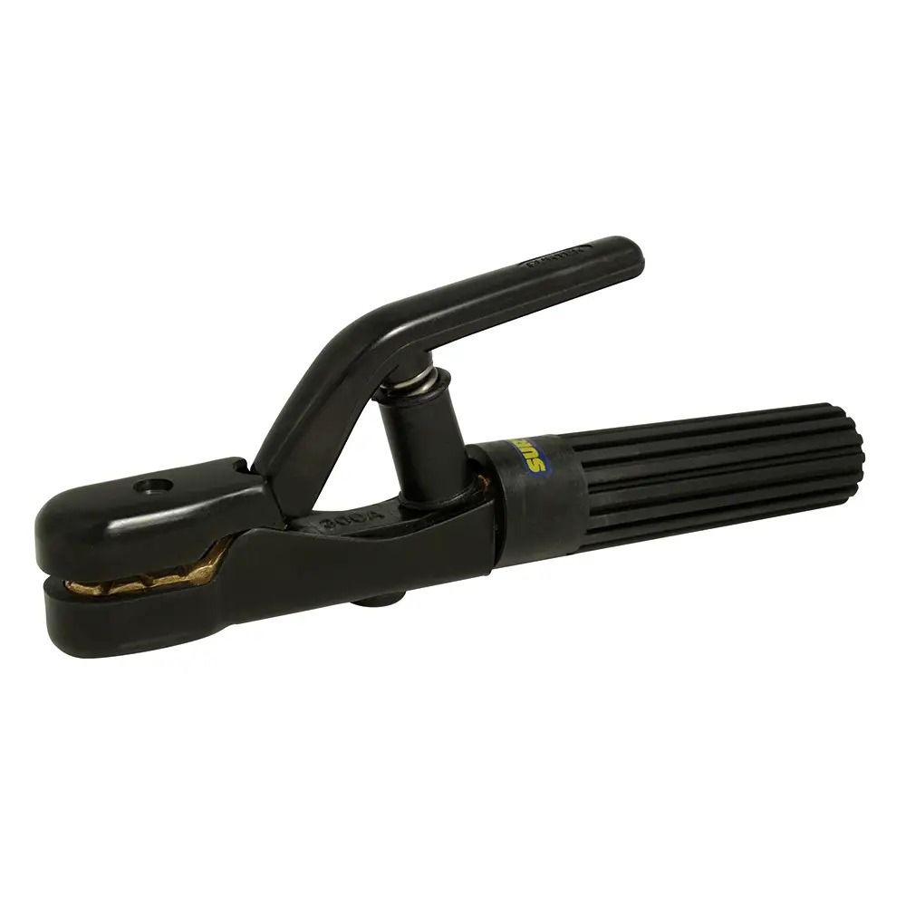 Portaelectrodo Profesional 500 Amperes para Soldadura Manual con Cable, Resistente y Seguro