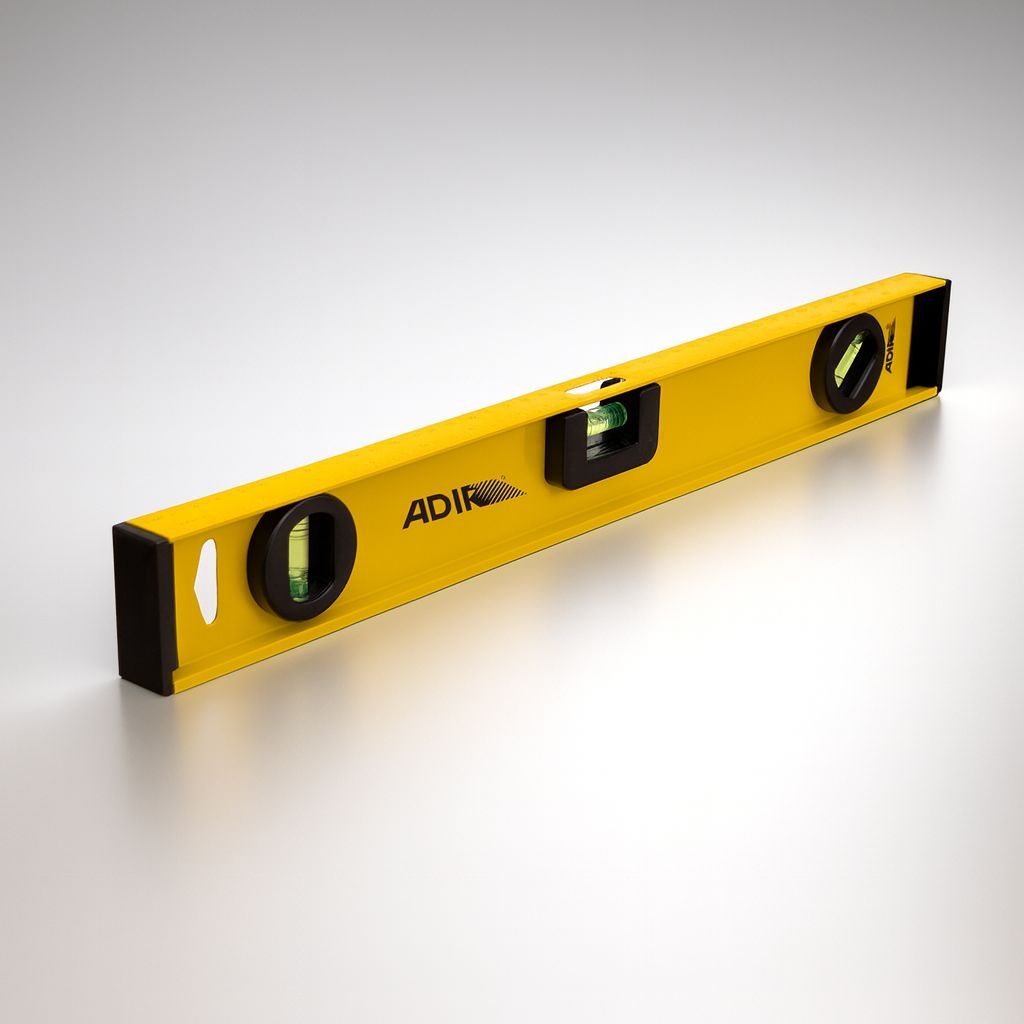 Nivel Magnético de Aluminio 18” Adir 11843 | Precisión Profesional con Base Imantada y Burbuja Triple