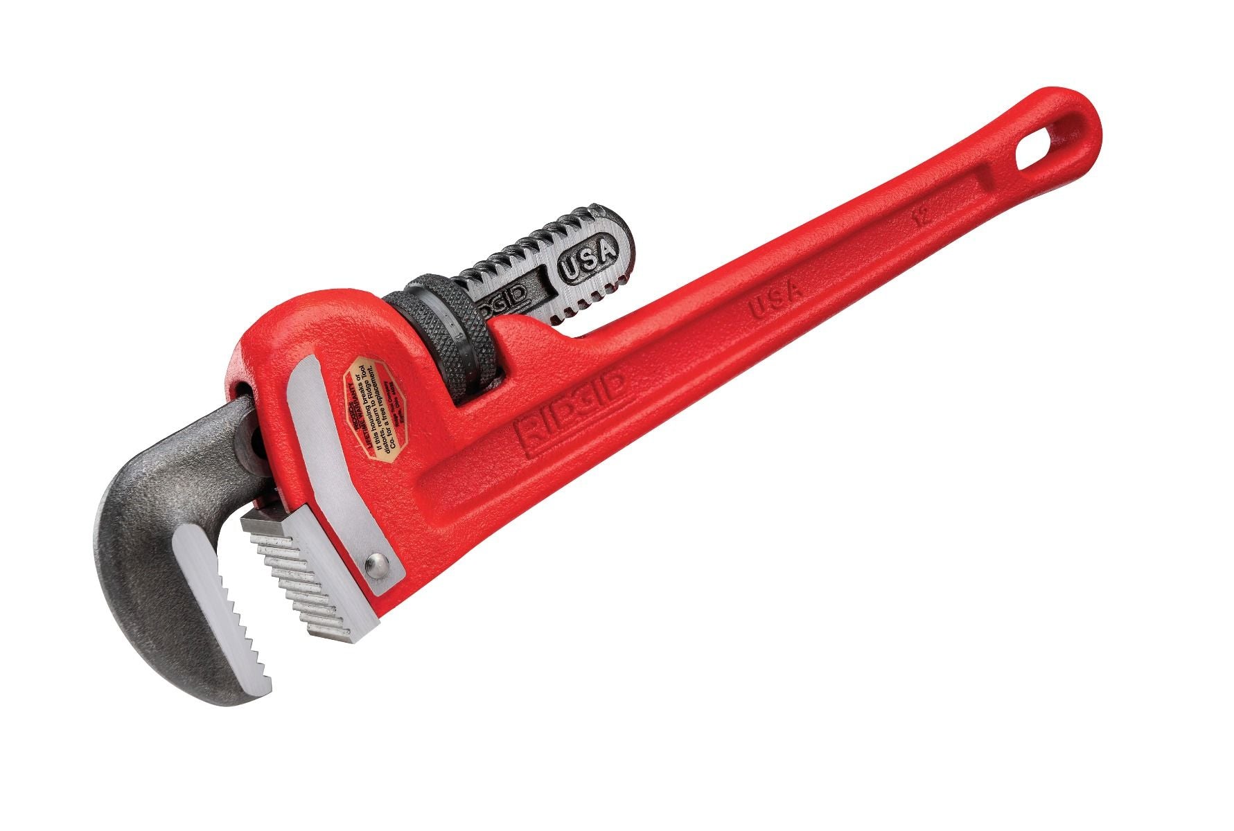 Llave Stilson Ridgid 31015 de 12” – Llave Ajustable para Tubería con Mordaza Antideslizante y Cuerpo de Hierro Fundido
