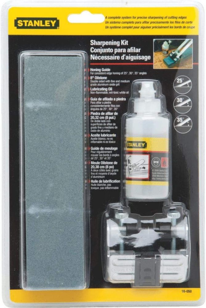 Juego para Afilar Cuchillas de Cepillos 3 Piezas Profesional Stanley