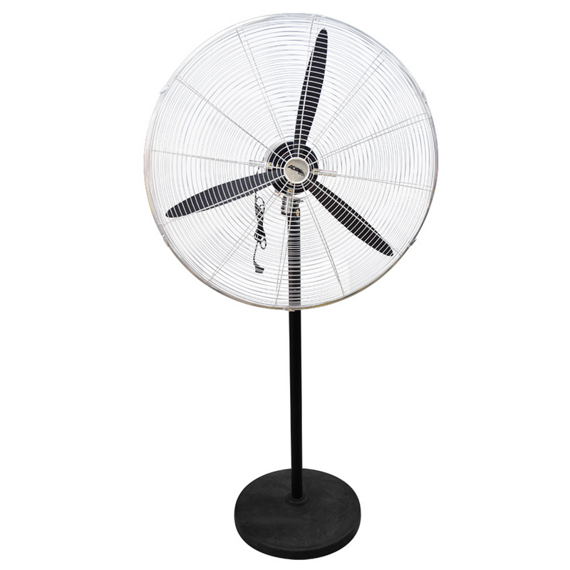 Ventilador Industrial de Pedestal ADIR AD-2072 de 30” – 3 Velocidades, Aspas Metálicas y Altura Ajustable