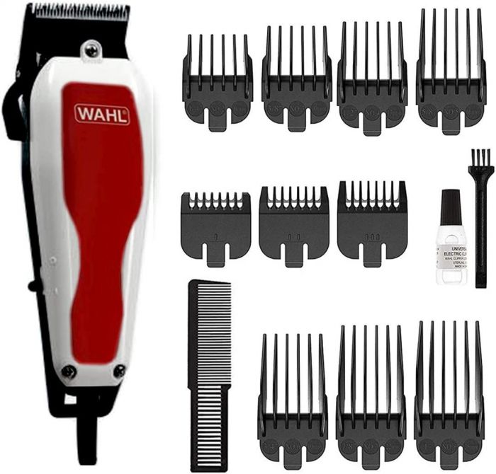 Máquina para Cortar Cabello Profesional Wahl 79420-100MX – Motor Potente, Cuchillas de Precisión y Accesorios de Barbería