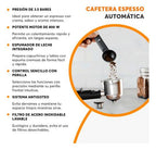 Cafetera Expresso Automática Silver Master 17011 Negro – Profesional y Elegante