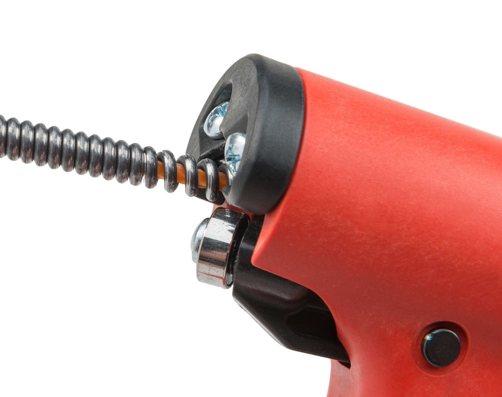Destapacaños Ridgid 57043 Power Spin – Manual con Cable de 7.6 m para Drenajes, Lavabos y Tuberías