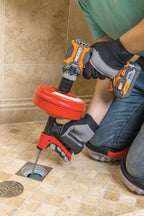 Destapacaños Ridgid 57043 Power Spin – Manual con Cable de 7.6 m para Drenajes, Lavabos y Tuberías