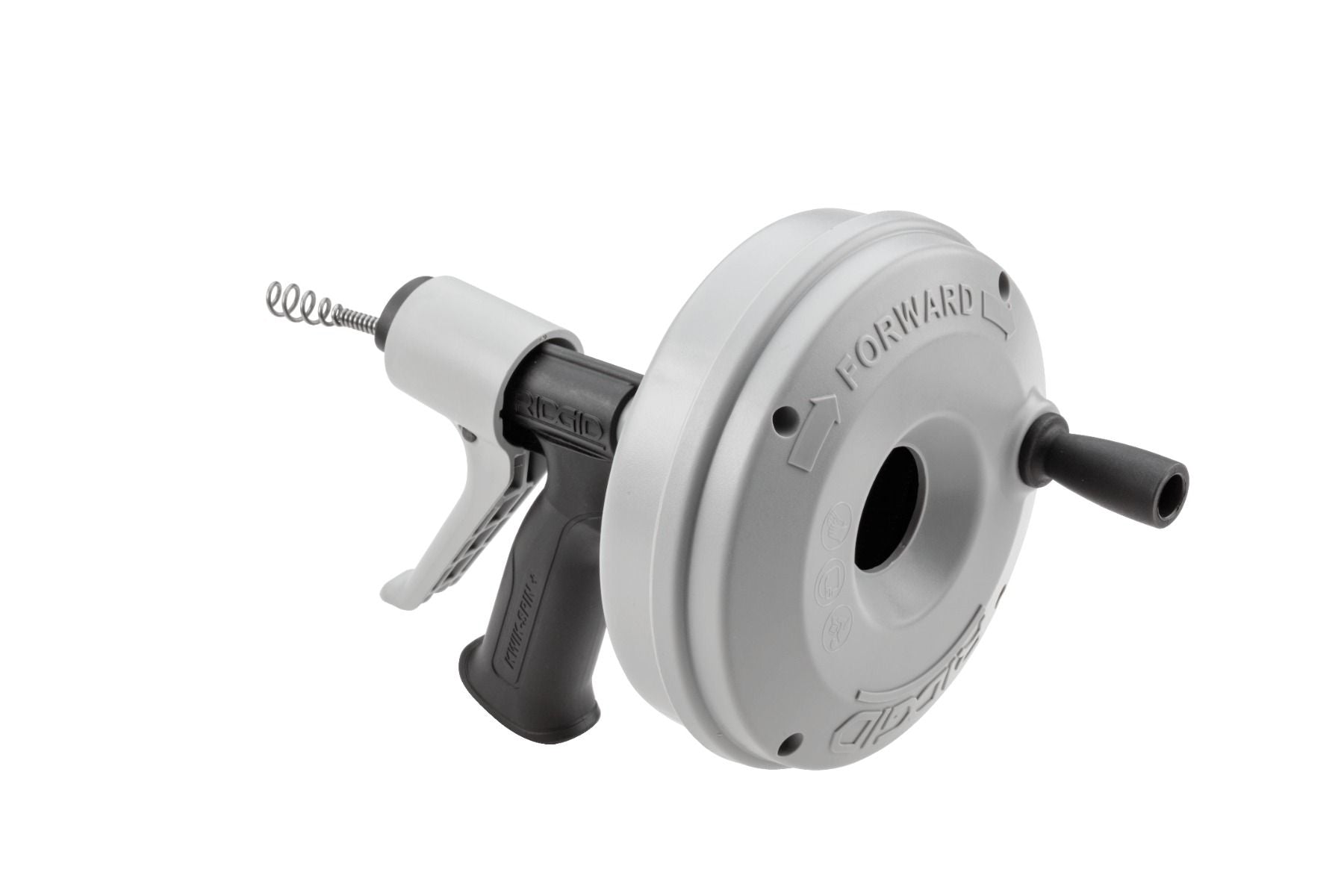 Destapacaños Ridgid K-SPIN 57038 – Manual con Cable de 7.6 m y Sistema AutoFeed para Drenajes y Lavabos