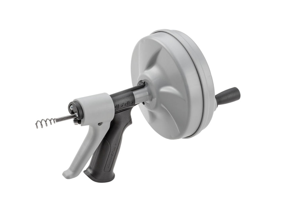 Destapacaños Ridgid K-SPIN 57038 – Manual con Cable de 7.6 m y Sistema AutoFeed para Drenajes y Lavabos