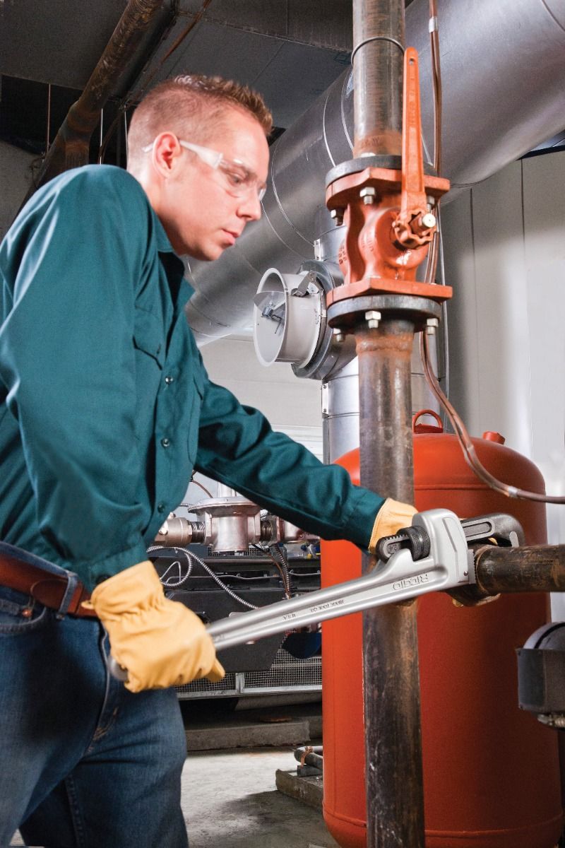 Llave Stilson de Aluminio Ridgid 31105 de 24” – Llave Profesional Ligera y Resistente para Tubería de Gran Diámetro