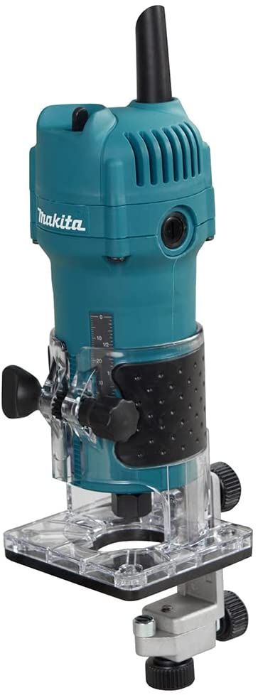 Router 1/4" 3709 Makita | Fresadora Compacta de Alta Precisión para Carpintería Profesional y Acabados Finos