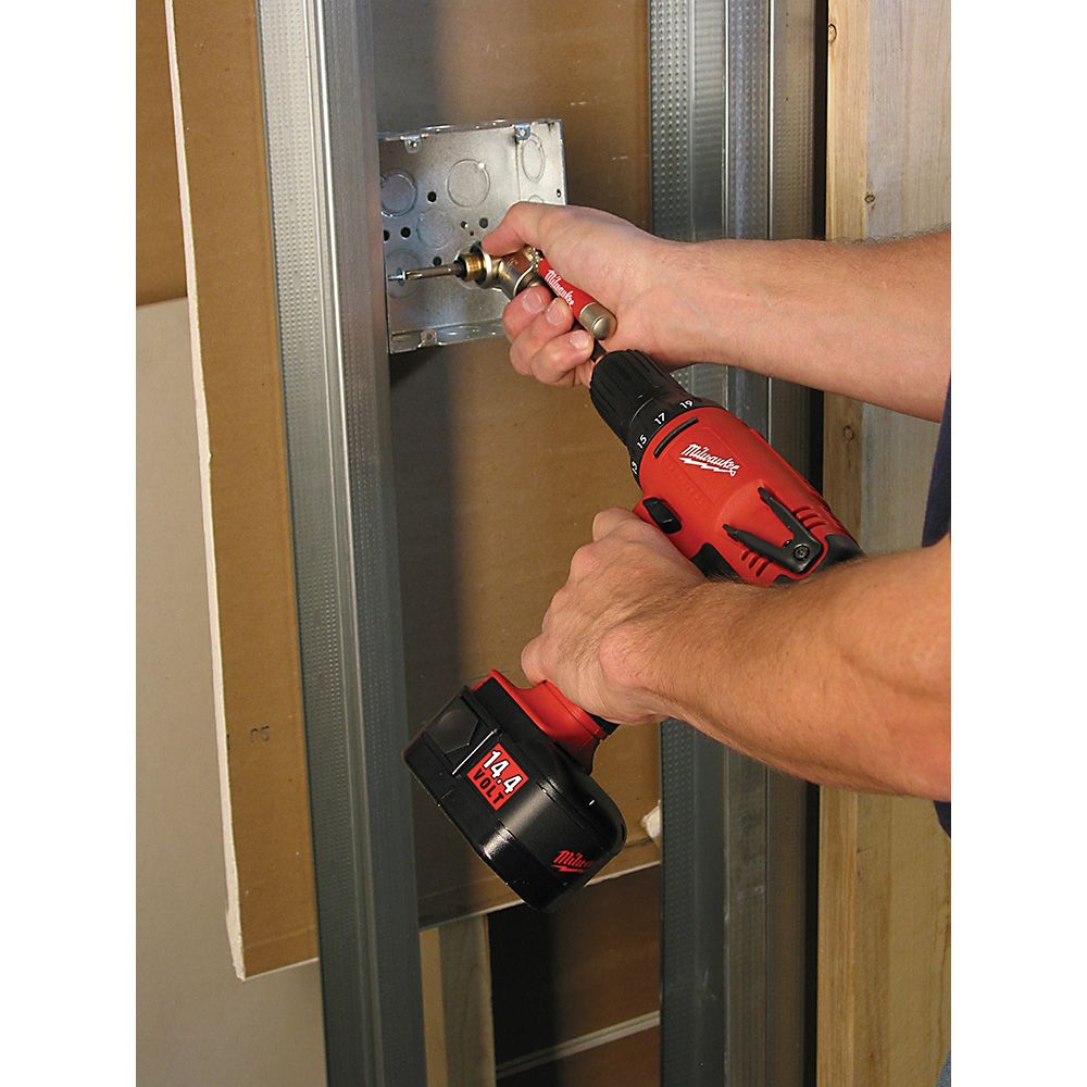 Adaptador Angular Milwaukee 49228510 | Extensión de Ángulo 90° para Taladros y Atornilladores