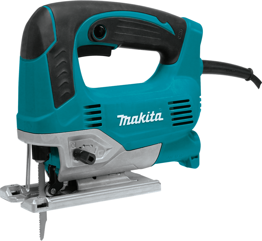 Sierra Caladora Makita JVO600K 650W con Velocidad Variable VV, Base Inclinable y Estuche Profesional