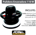 Enceradora y Pulidora Eléctrica ADIR AD-150 10” | 900W Potente y Silenciosa para Pisos y Autos