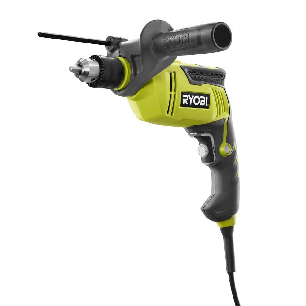 Ryobi HD420 Taladro de Martillo con Velocidad Variable 5A | Eléctrico con Cable para Concreto y Madera