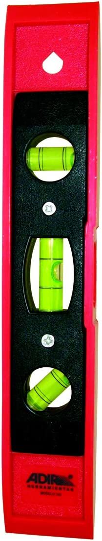 Nivel Torpedo Magnético 9” ADIR 342 | Compacto, Preciso y Resistente para Carpintería y Construcción