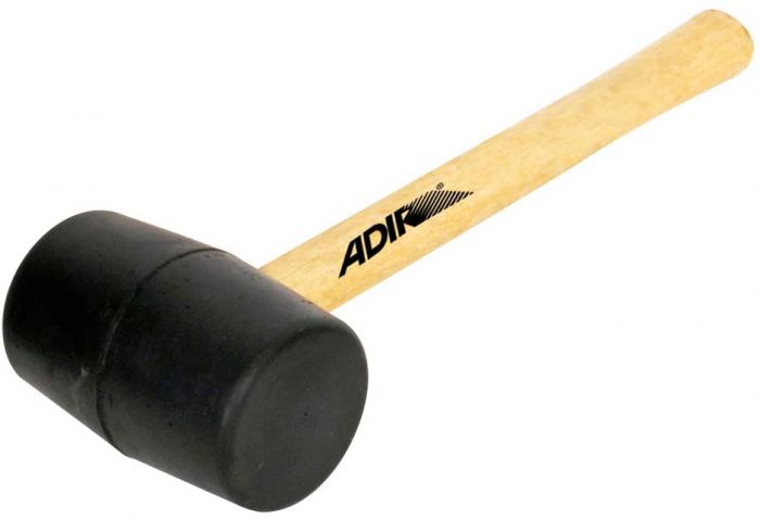 Marro de Hule 24 oz Adir AD-1515 | Martillo de Goma Profesional Antigolpes para Carpintería, Azulejería y Ensamble