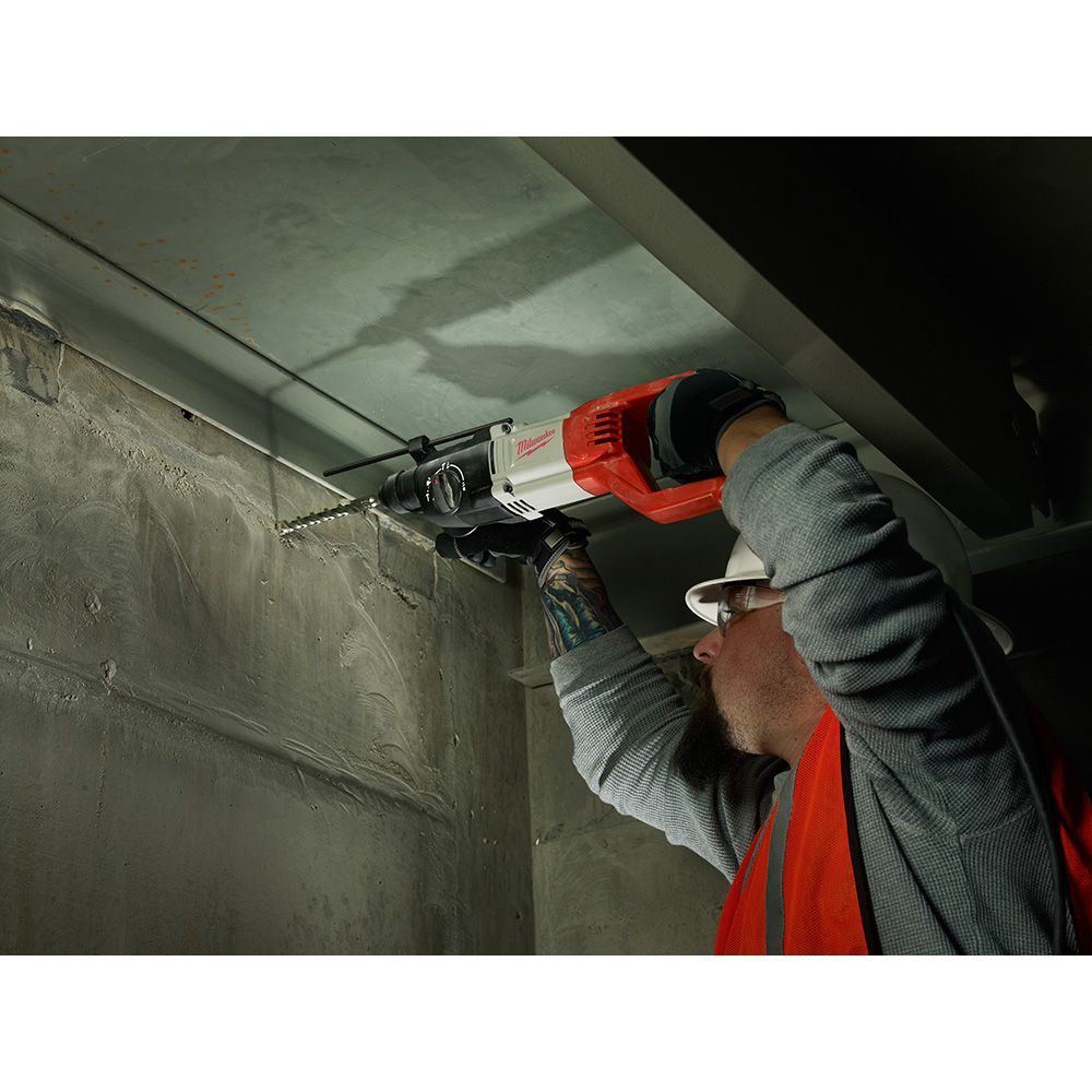 Rotomartillo Cincelador Milwaukee 5262-21 960W SDS Plus con Velocidad Variable y Reversible VVR para Concreto y Mampostería