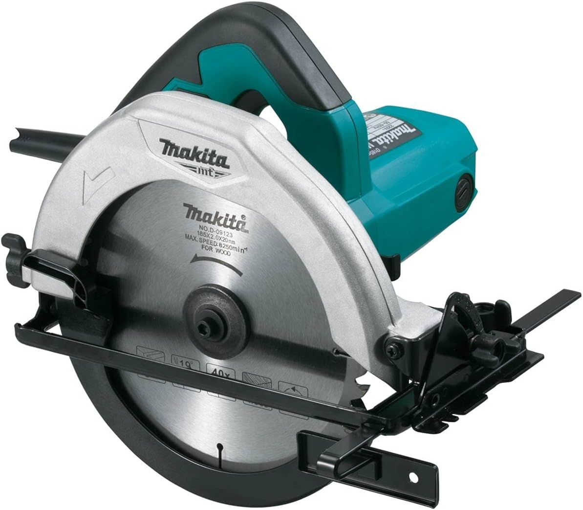 Sierra Circular Makita M5801B 7-1/4” 1050W Profesional con Base Metálica, Protector de Disco y Mango Ergonómico