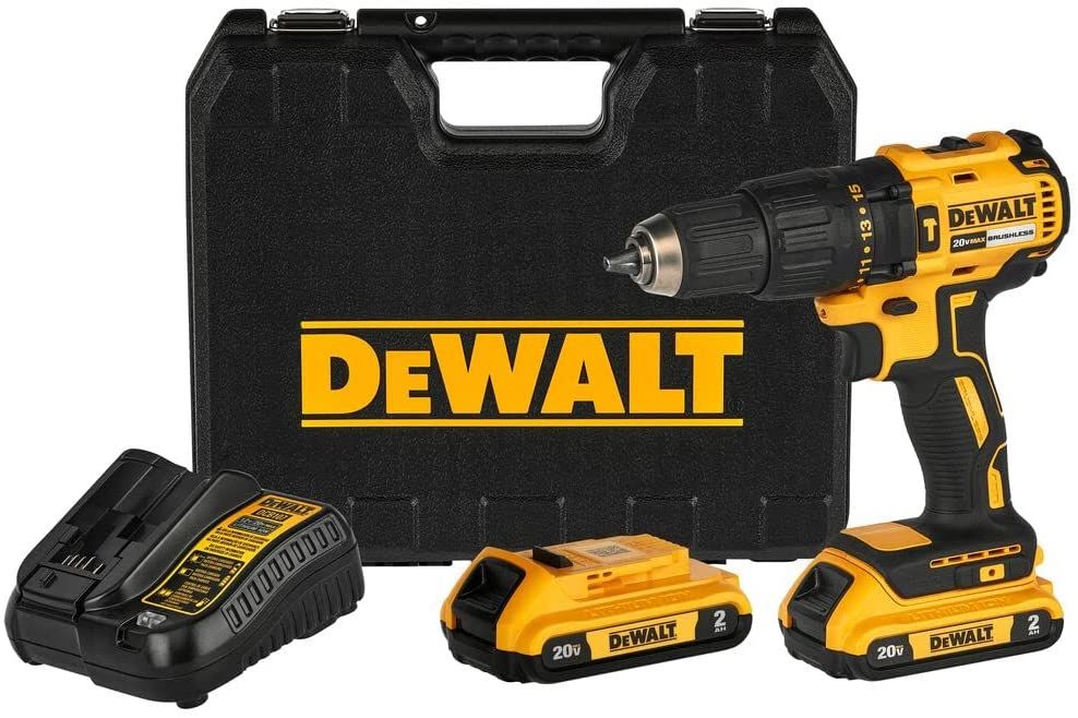 Taladro Rotomartillo Inalámbrico DeWalt DCD7781D2 20V con 2 Baterías y Bolsa de Transporte Profesional