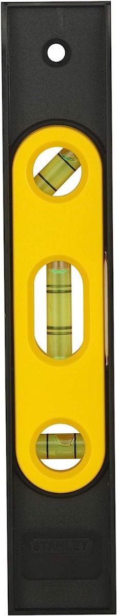 Nivel Torpedo Magnético 8” Stanley 42-264 | Compacto, Preciso y Resistente para Carpintería y Construcción