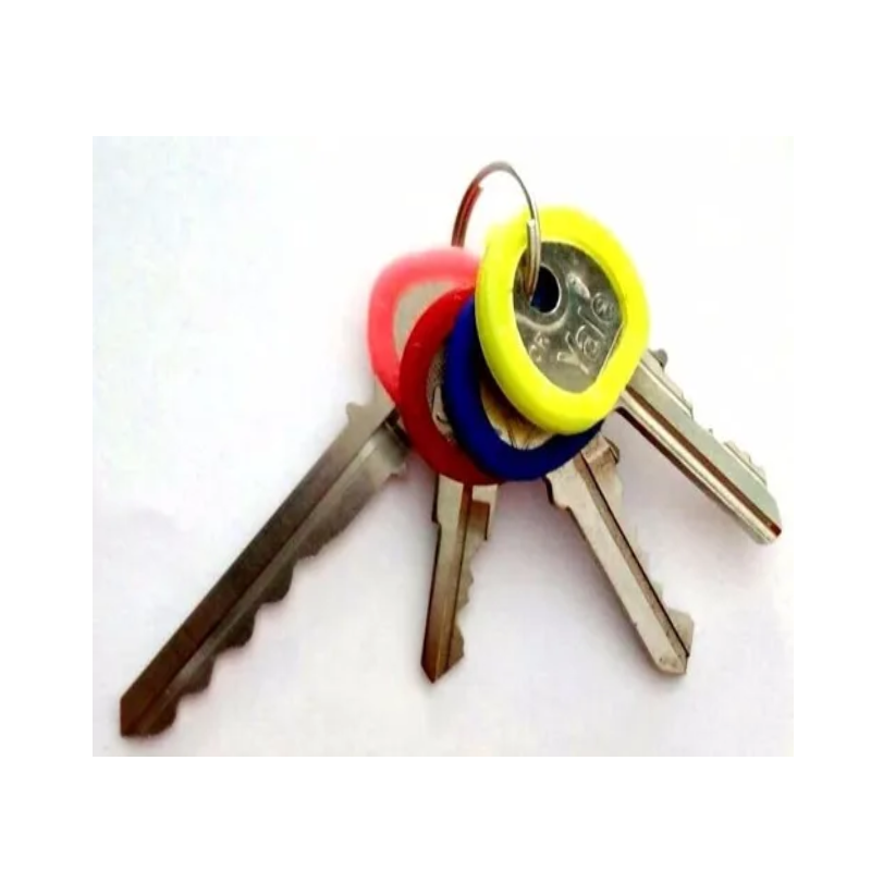 50 Arillos Aro De Goma Identificadores Llaves