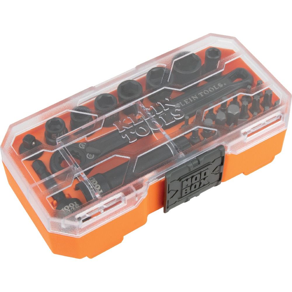 Juego 32 Piezas Klein Tools KNECT™ 65300 | 1/4″ Drive Pass-Through Impact-Rated Socket & Bit Set