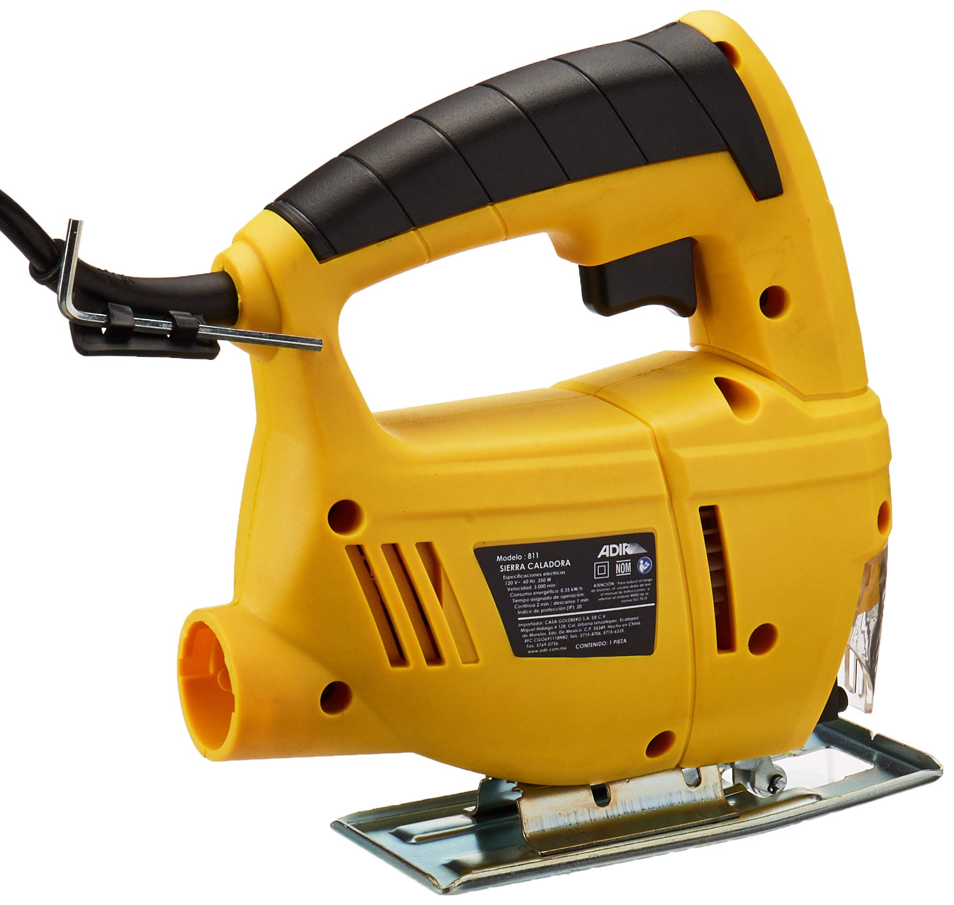 Sierra Caladora Eléctrica ADIR 811 Profesional 350W – Corte Preciso en Madera y Metal