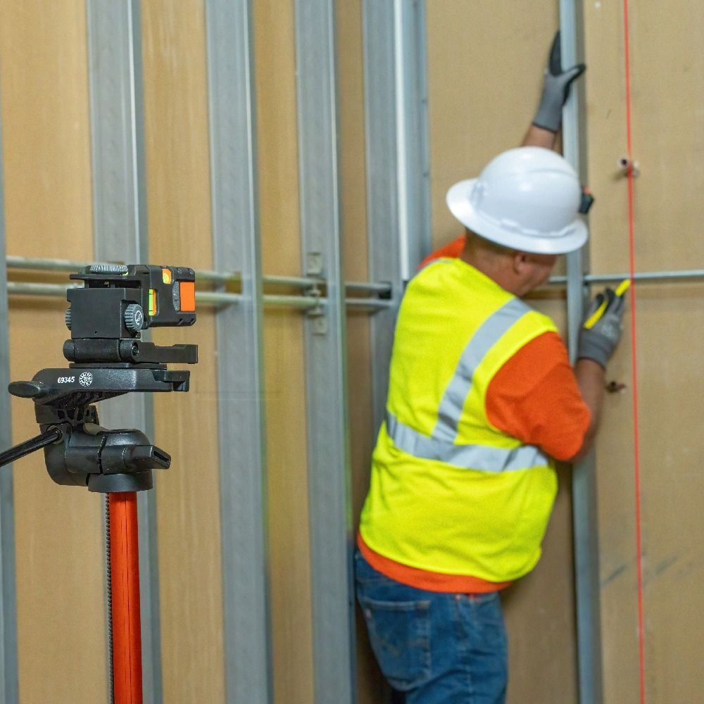 Nivel Láser Rojo de Bolsillo 93PTL Klein Tools | Línea Única, 360° Rotación, Precisión Profesional