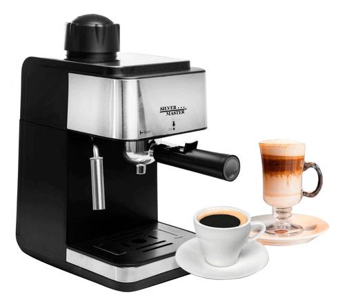 Cafetera Expresso Automática Silver Master 17011 Negro – Profesional y Elegante