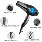 Secador de Aire Caliente Portátil – Potente, Silencioso y con Control de Temperatura