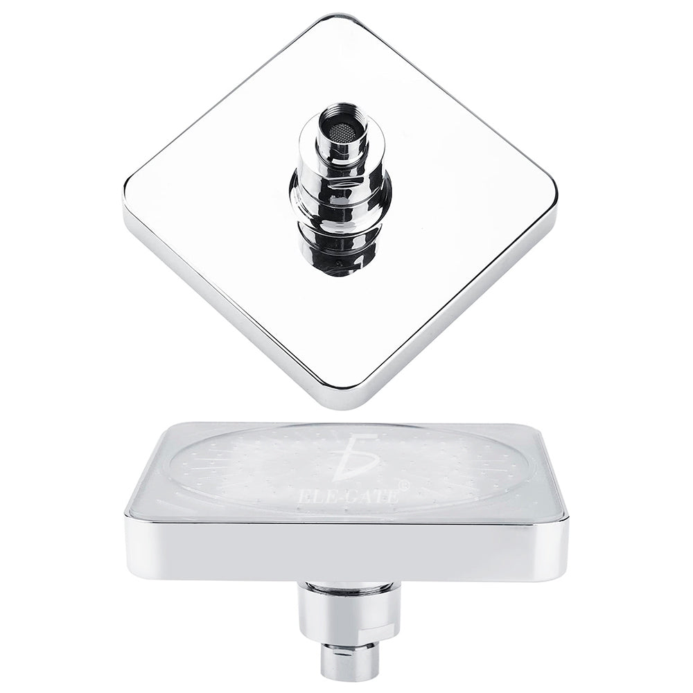 Cabezal de ducha con sensor de temperatura y luces LED RGB – Regadera moderna multicolor que cambia de color según el agua, sin baterías