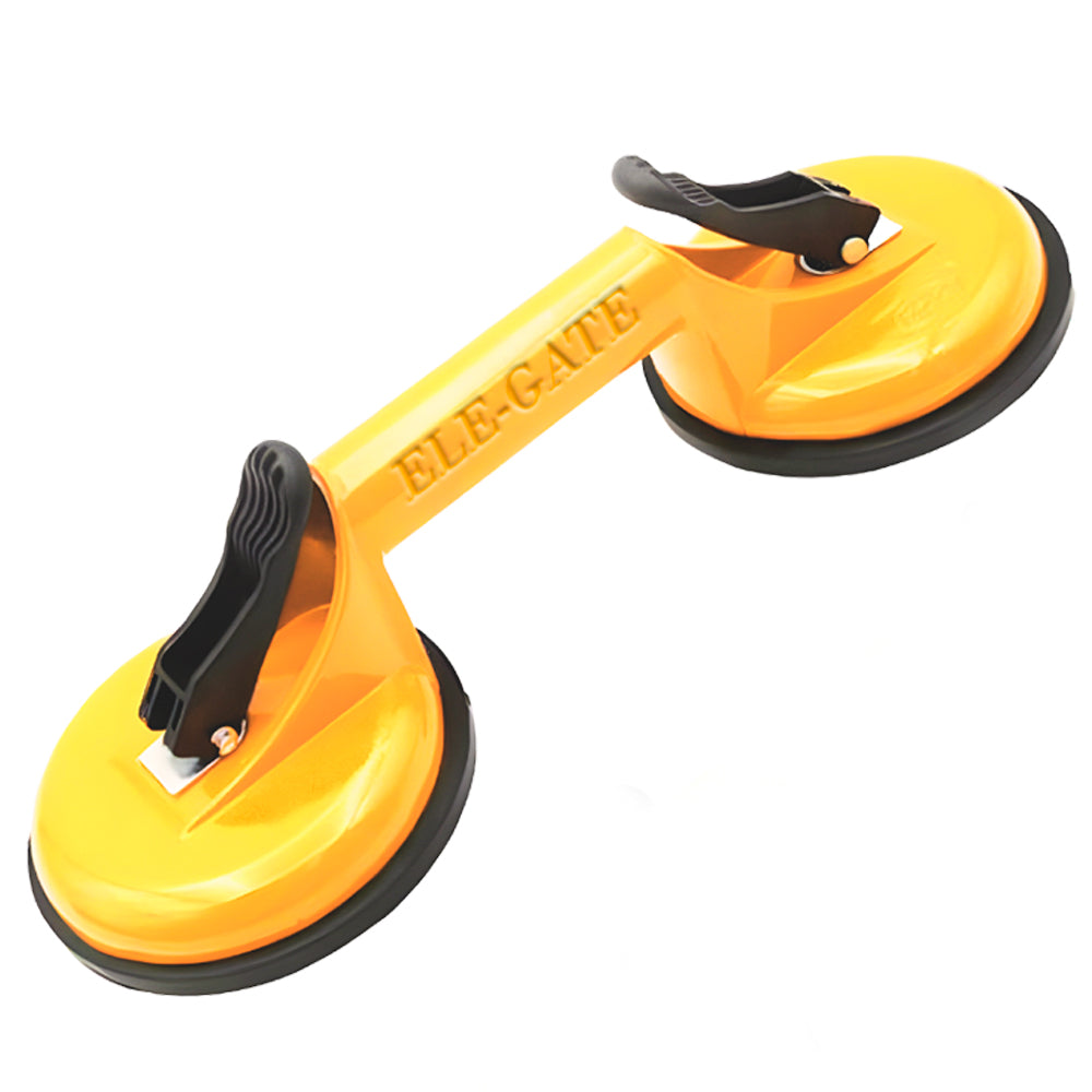 Ventosa doble de succión con seguros reforzados – Herramienta profesional para levantar y mover vidrio, metal, azulejos o superficies lisas