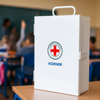 Botiquín de Emergencia Metálico de Pared | Primeros Auxilios para Hogar, Oficina y Escuela