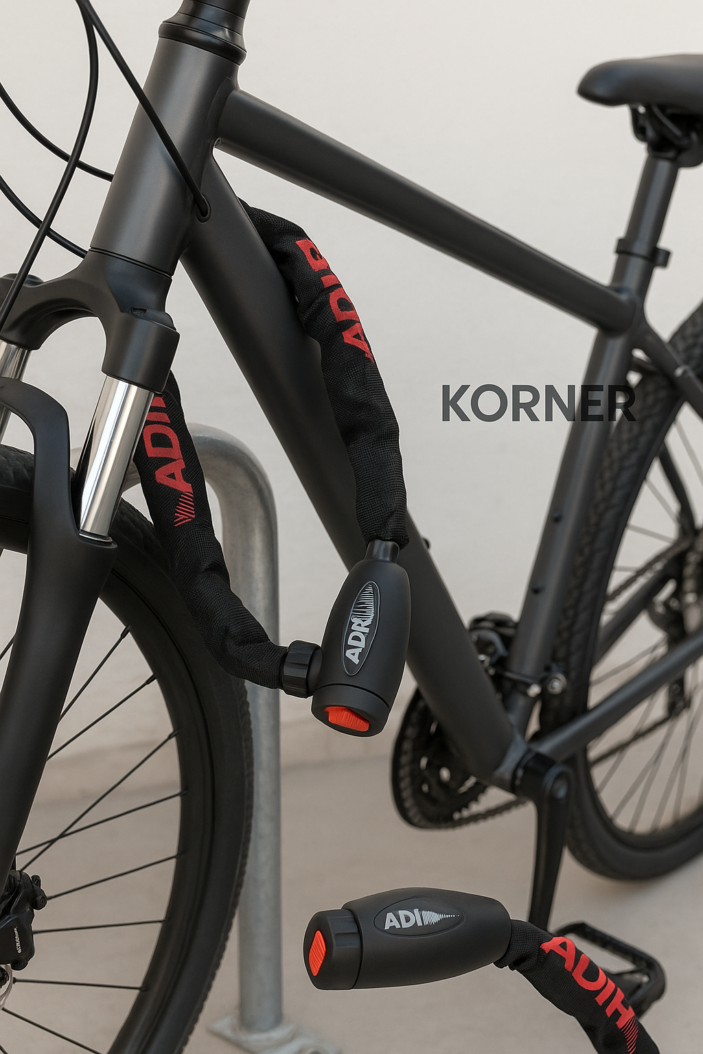 Candado Metálico con Cadena Forrada 90 cm Antirrobo – Seguridad para Bicicletas, Motos y Puertas