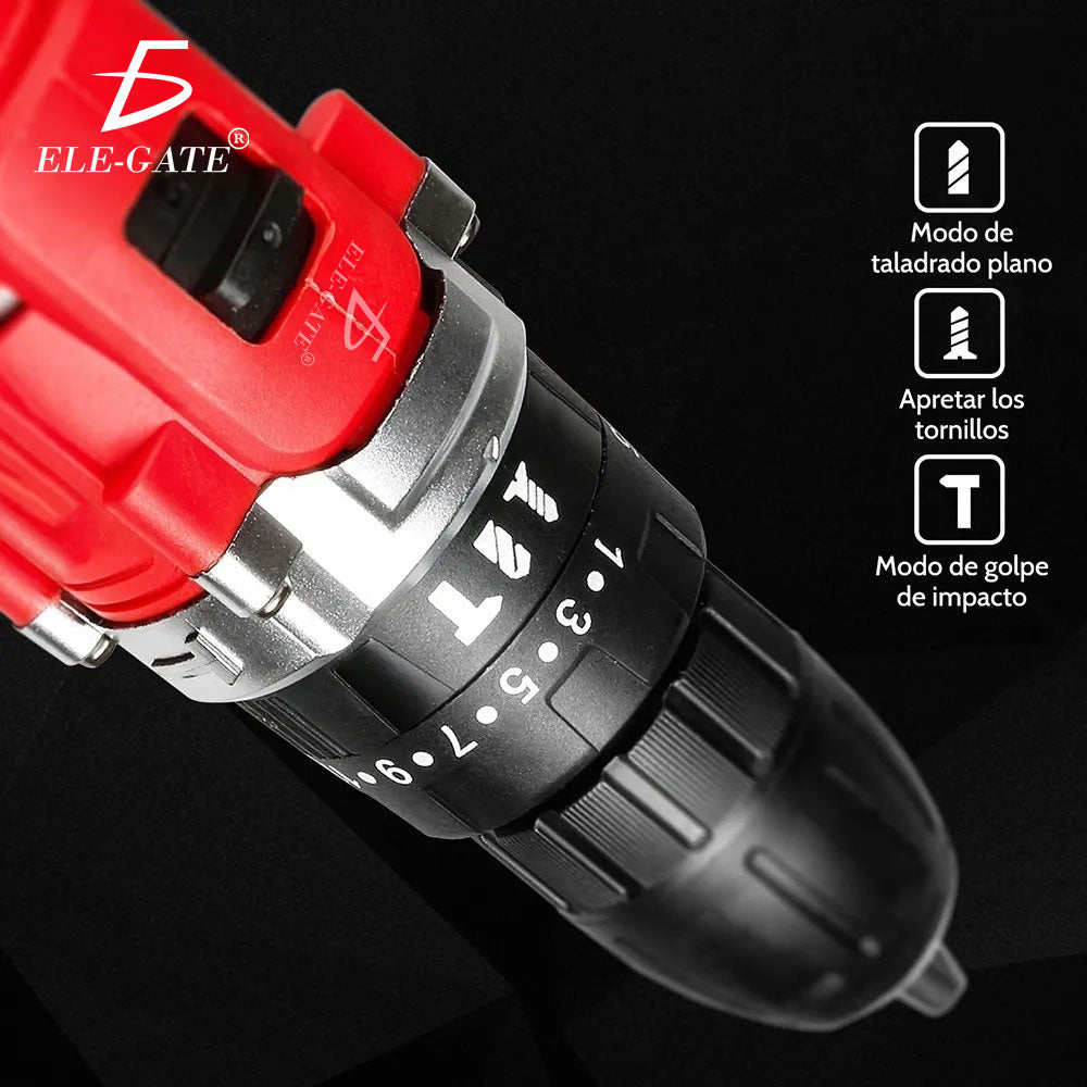 Pistola de Impacto Inalámbrica 20V con Llave de Batería y Cargador – Kit Profesional Multifuncional Alta Potencia