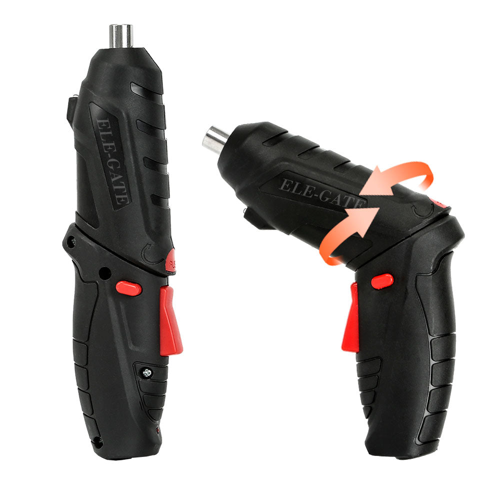 Destornillador Eléctrico 3.6V Recargable por USB – Multifuncional con Luz LED y Batería de Litio