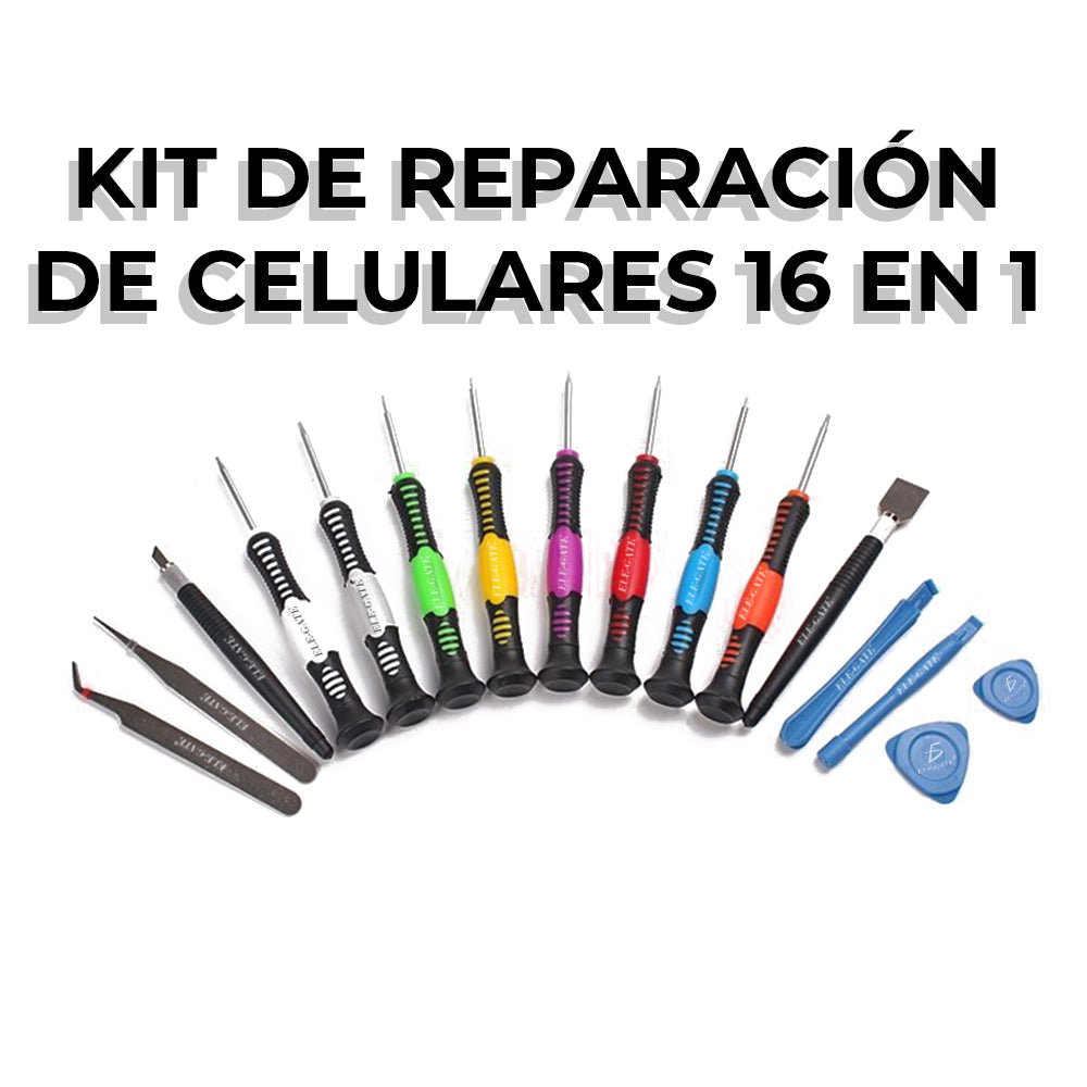 Kit de Reparación de Celulares con Desarmadores de Precisión – Herramientas Profesionales para Electrónica y Tablets