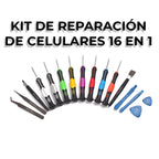Kit de Reparación de Celulares con Desarmadores de Precisión – Herramientas Profesionales para Electrónica y Tablets