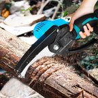 Motosierra Eléctrica Inalámbrica Mini 8” con 2 Baterías – Sierra Portátil de Mano Recargable Alta Potencia