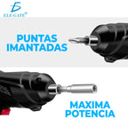 Destornillador Eléctrico Inalámbrico 3.6V con 47 Piezas – Taladro Portátil Recargable con Maletín