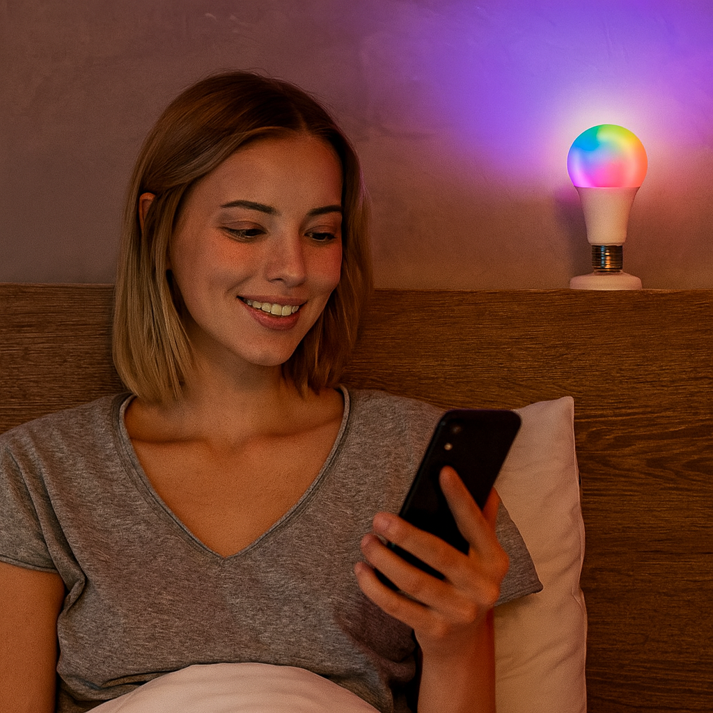 Lámpara LED 10W Multicolor Dimmable SH2001 AVIA – Control Remoto y Eficiencia Energética