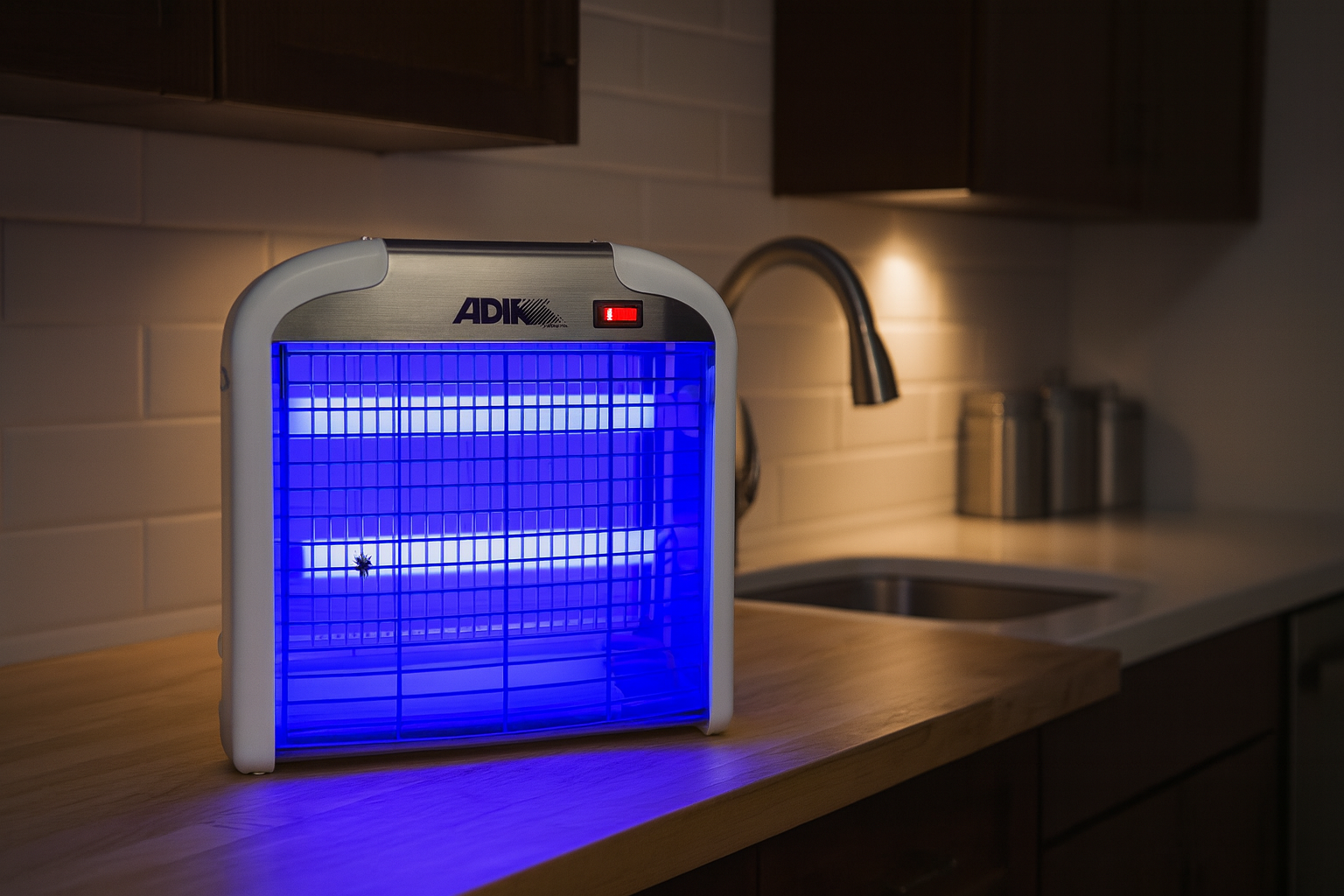 Eliminador de Mosquitos Adir AD-2191 12W – Lámpara Mata Insectos Eléctrica de Alto Poder