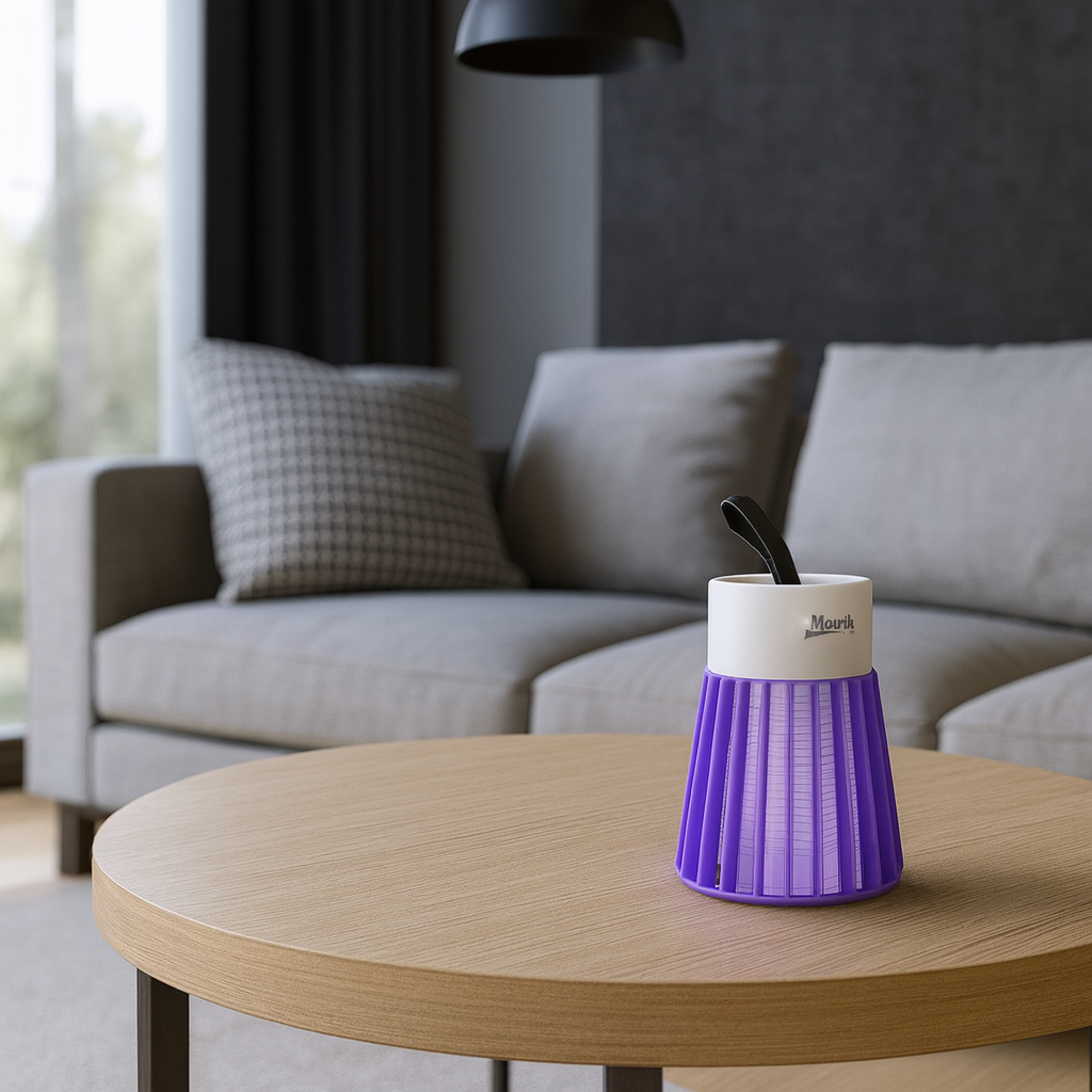 Lámpara Mata Mosquitos Mavrik 14291 – Eliminador de Insectos Eléctrico con Luz UV