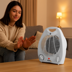 Calefactor y Ventilador Eléctrico Portátil 2 en 1 Adir 4802 – Calienta y Refresca con Eficiencia