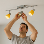 Luminario Decorativo de Techo con 3 Lámparas Base G9 – Iluminación Moderna y Elegante