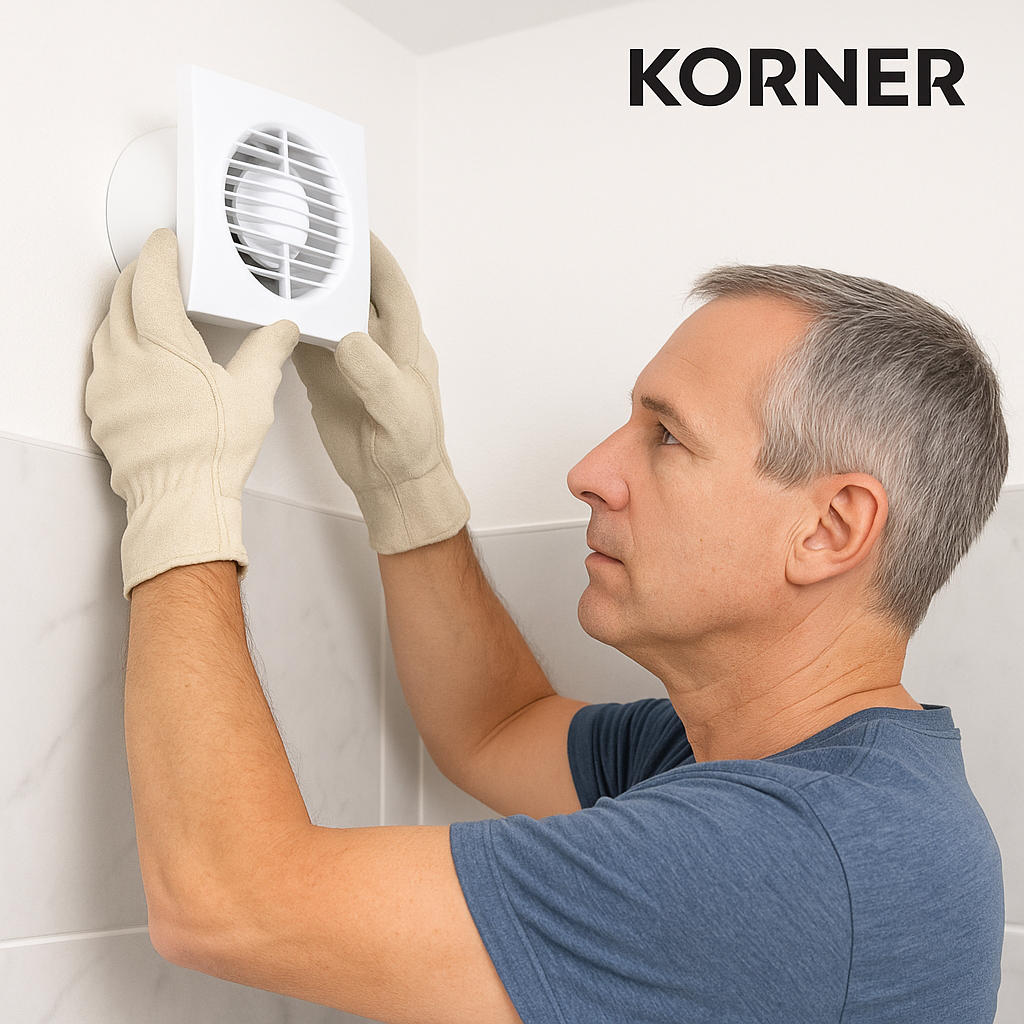 Extractor de Aire para Baño 4 Pulgadas Silencioso y Eficiente – Ventilador de Pared o Techo