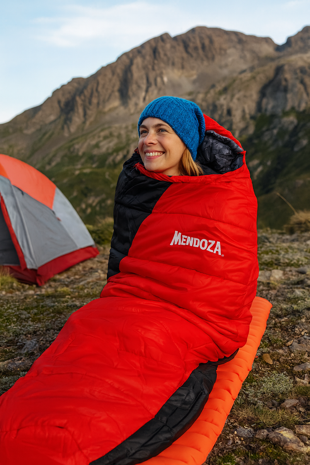 Sleeping Bag Tipo Momia MC-029 Mendoza – Saco de Dormir Compacto y Cálido para Camping, Senderismo y Excursionismo